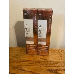 (2) SET Ion Color Brilliance Brights Semi Permanent Rose Quartz Creme Hair Color